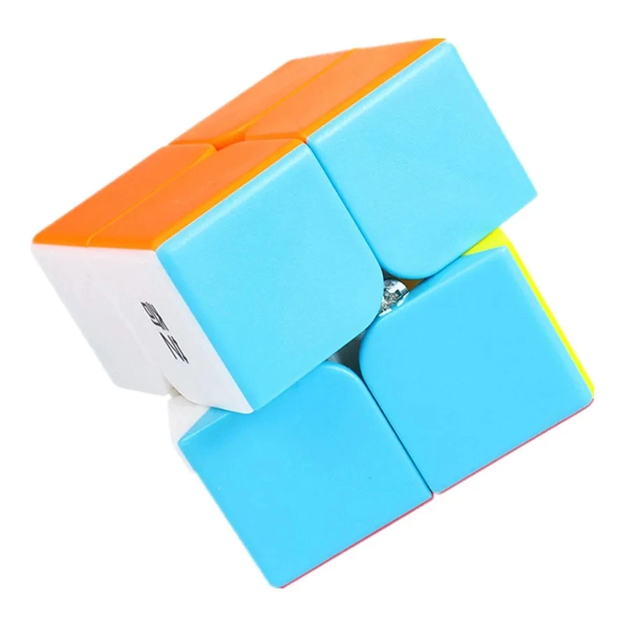 Qiyi QY SpeedCube Qidi S2 2x2 매직 큐브 스티커가없는 전문 퍼즐 장난감 어린이를위한 어린이 선물 장난감
