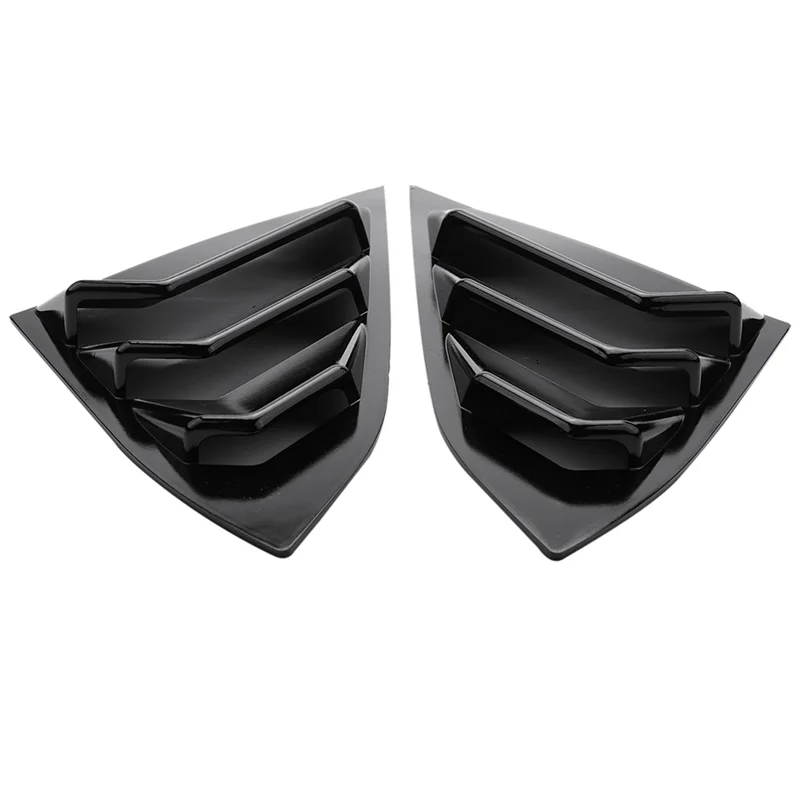 

Отлично подходит для Honda Civic 10-го поколения 2016-2021, седан, жалюзи заднего бокового окна, вентиляционное отверстие, жалюзи, накладка, жалюзи