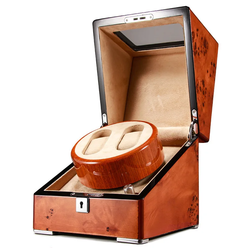 

Hxl solid wood watch winder automatic chain motor box storage box