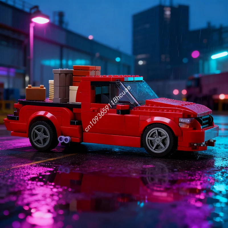 

283pcs MOC Brian S Built Tough F Lightning The Model Christmas Gift Building Blocks DIY Creative Toy Idea Education Brick Kids