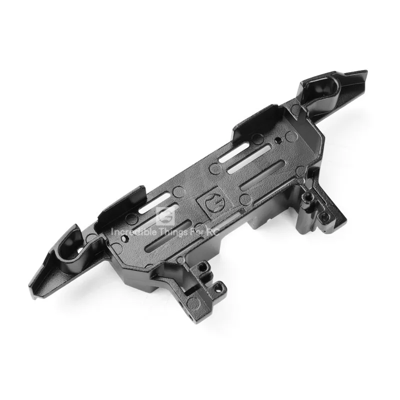Wilderness Diecasting version Front built-in winch Front bumper base For 1/10 RC Crawler Car Traxxas Benz TRX4 G500 TRX6 G63