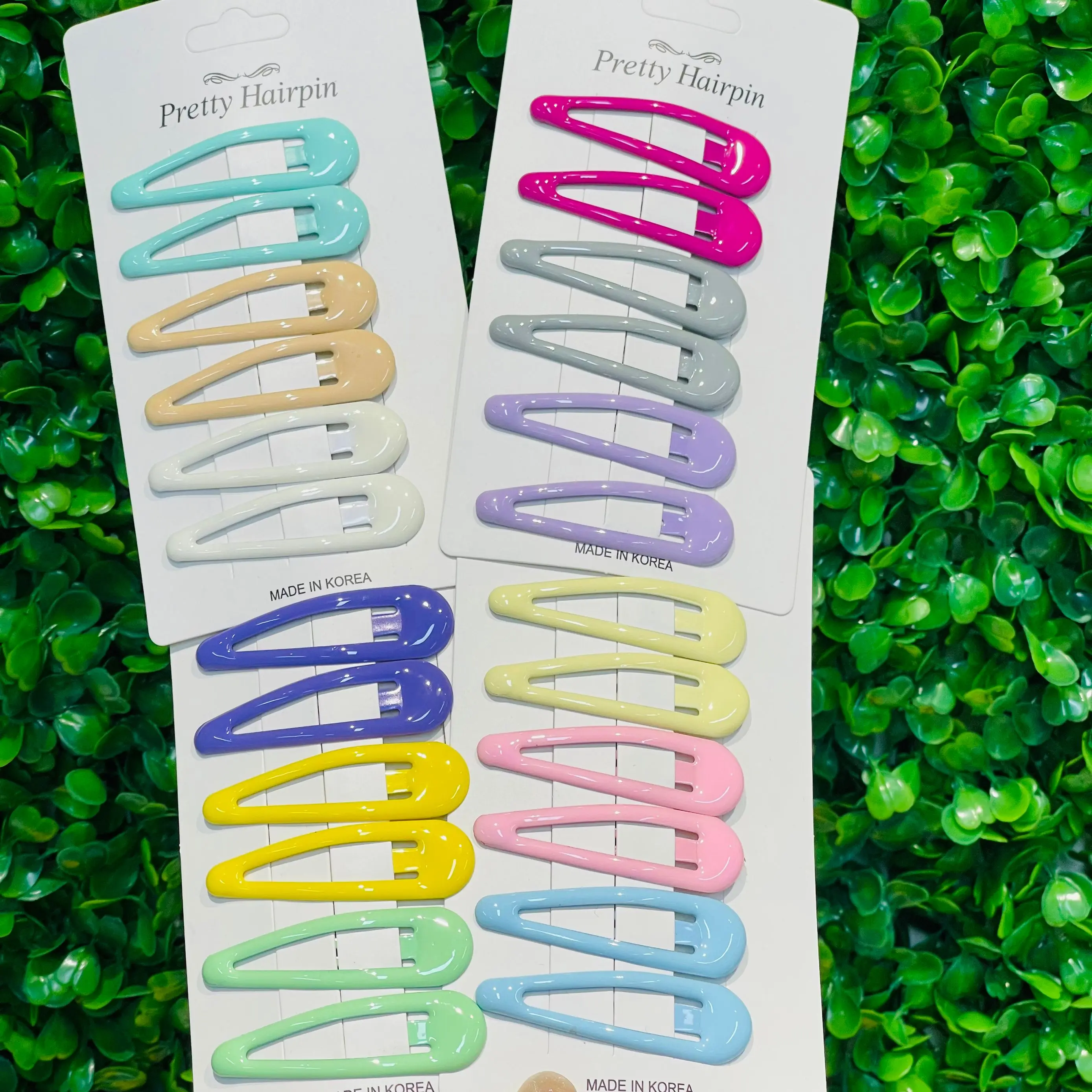 

New Arrival 6Pcs/set Multicolor Basic Hairgrip Woman Pretty Hair Accessories Popular Hair Clip Fit Holiday Present