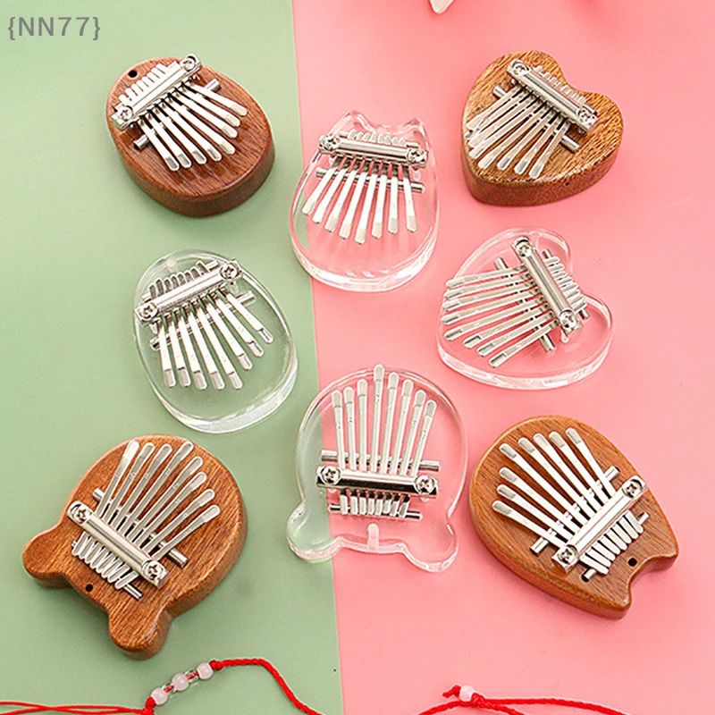 【NN77-M3】Mini Kalimba de Madera de 8 Teclas, Piano de Pulgar de Alta Calidad, Marimba Musical, Buen Accesorio, Regalo de Navidad
