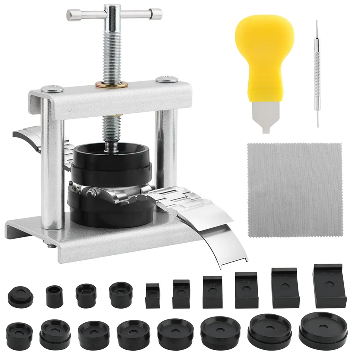 ELBA_Watch Back Case Closer Kit Watch Repair Tool Watch Press Tool Watch Battery Replacement Tool Kit for Closing Watch Cover