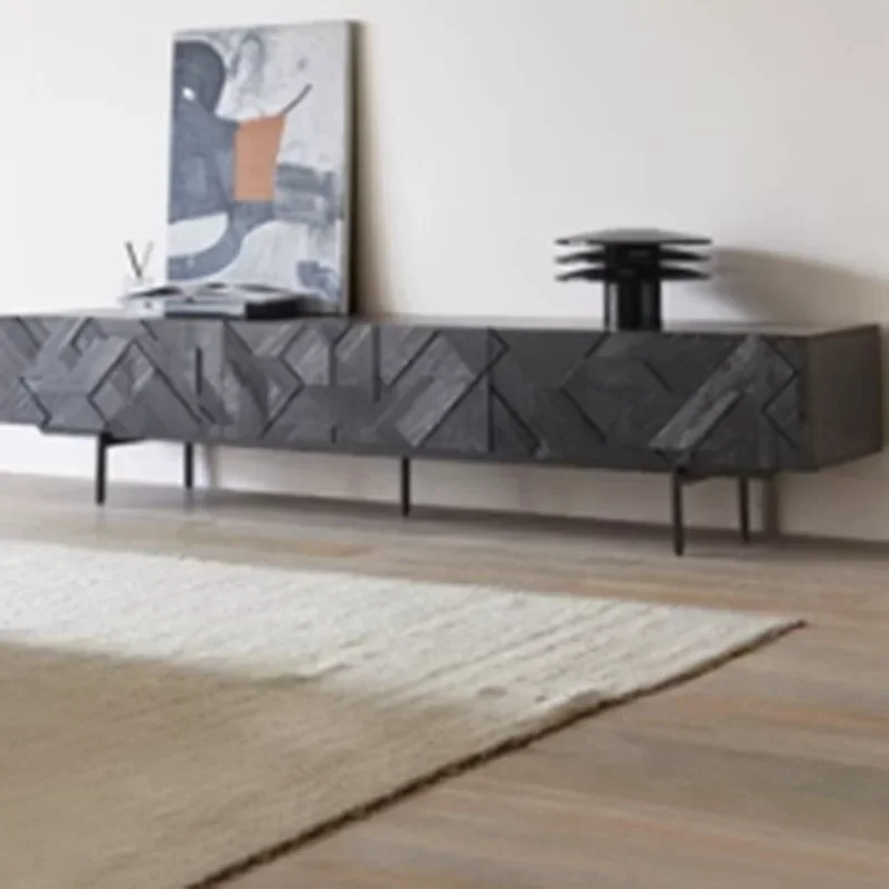 

Black Universal Tv Stand Alone Wooden Drawers Minimalist Salon Tv Stand Retro Designer Cheap Mueble Para Televisor Furniture