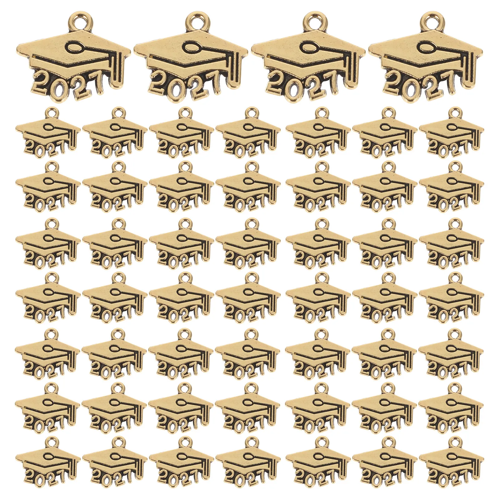 100Pcs Graduation Cap Charms C - Jewelry Making Classes ulasan dan harga