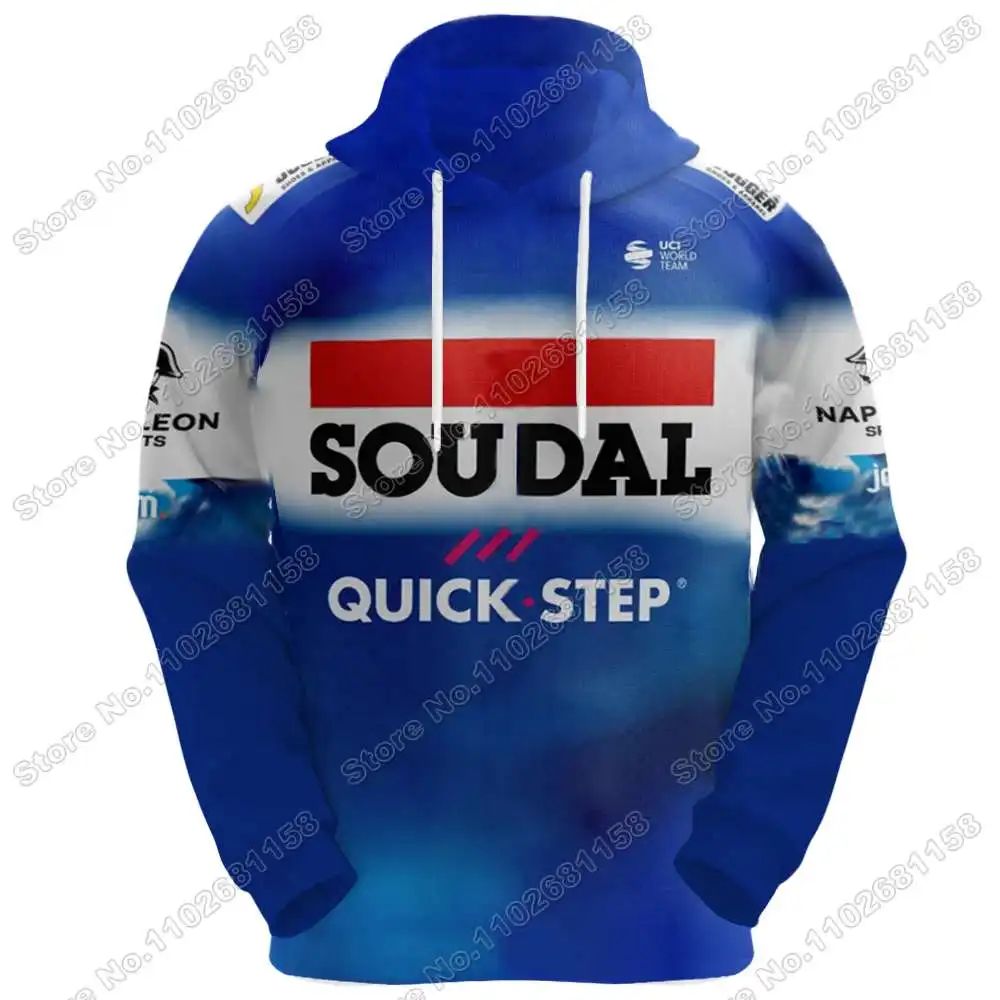 2024 Soudal Quick Step Hoodie Autumn Casual Sweatshirt Italy Spain France Tour Cycling Clothing Hoody Streetwear UNISEX Coats