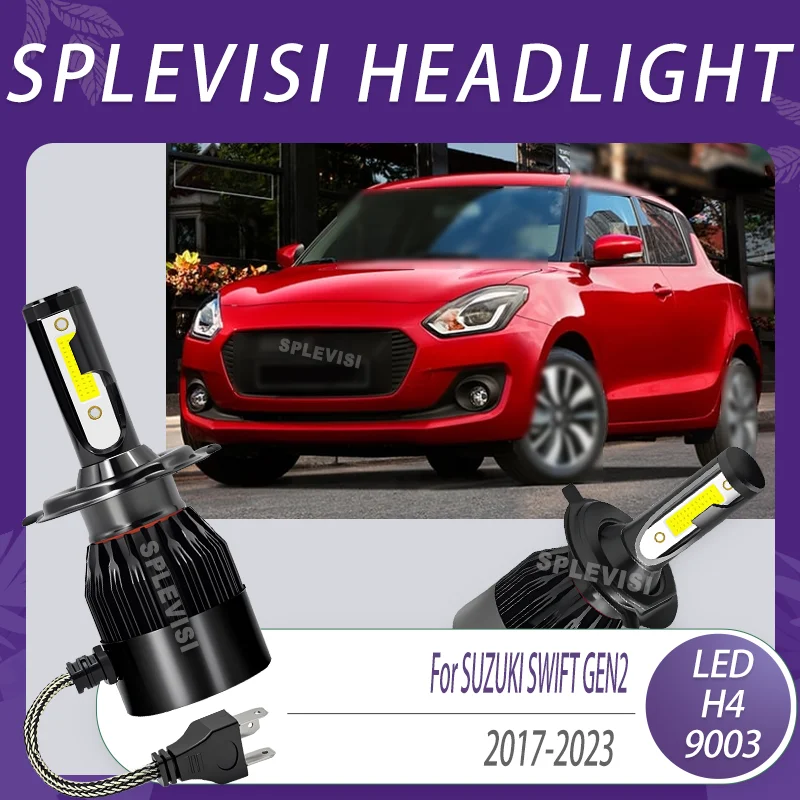 

Black Aluminum LED Headlights - IP67 Waterproof, 3-Year Warranty For SUZUKI SWIFT GEN2 2017 2018 2019 2020 2021 2022 2023