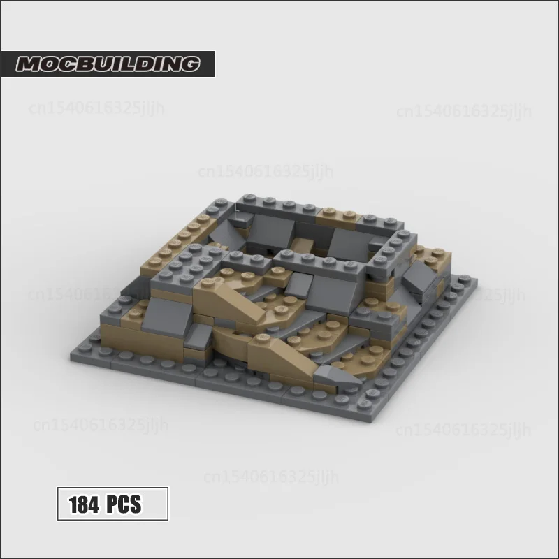 Moc blocos de construção 3d base tecnologia tijolos placa base levantada para conjuntos castelo com rio criativo modelo exibição brinquedos presentes