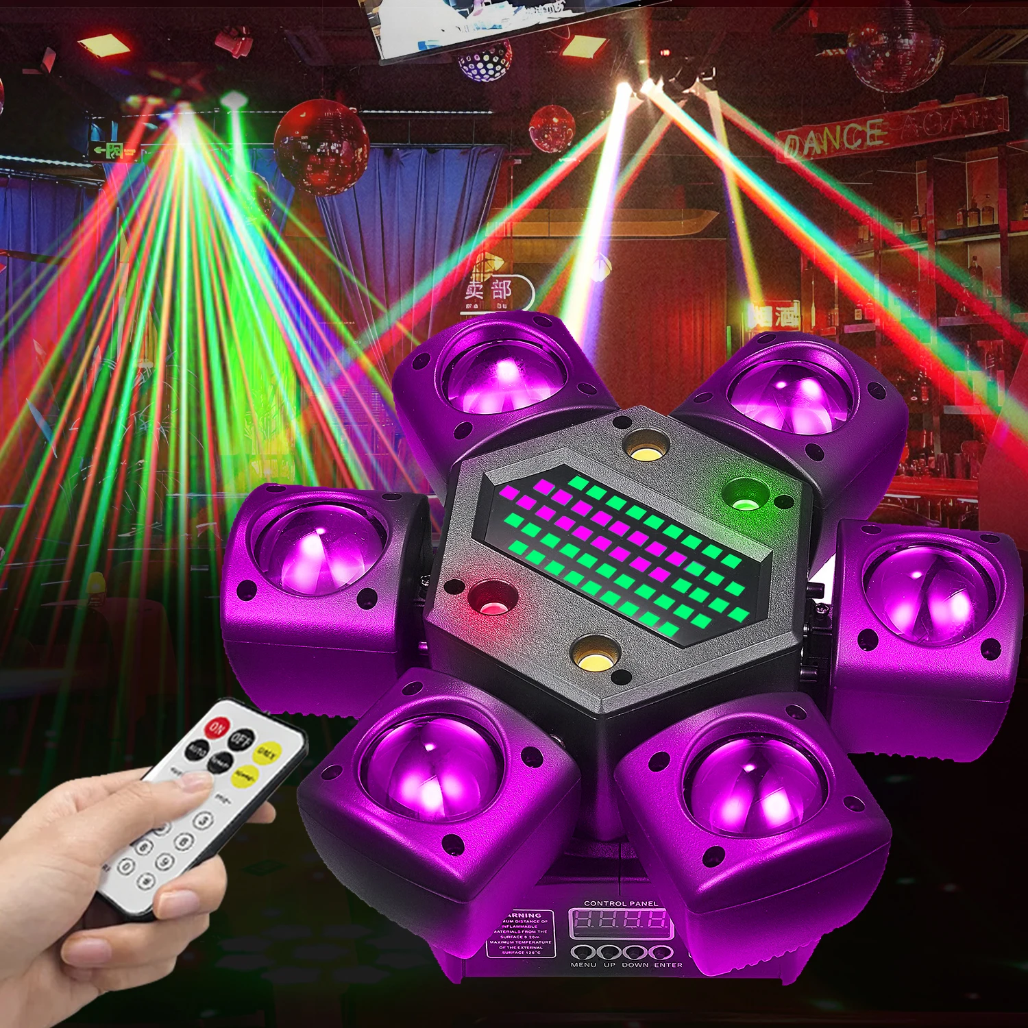 RGBW تتحرك رئيس ضوء 80 واط DMX512 متعدد تأثير المرحلة جهاز عرض ليزر أضواء الرومانسية الغنائية الموسيقى المنشط معدات نادي الزفاف