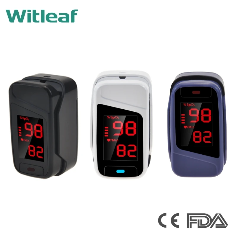 Witleaf Medical Finger Pulse Oximeter Blood Oxygen Saturation Meter Heart Rate OLED Oximetro De Dedo Monitor Health Care