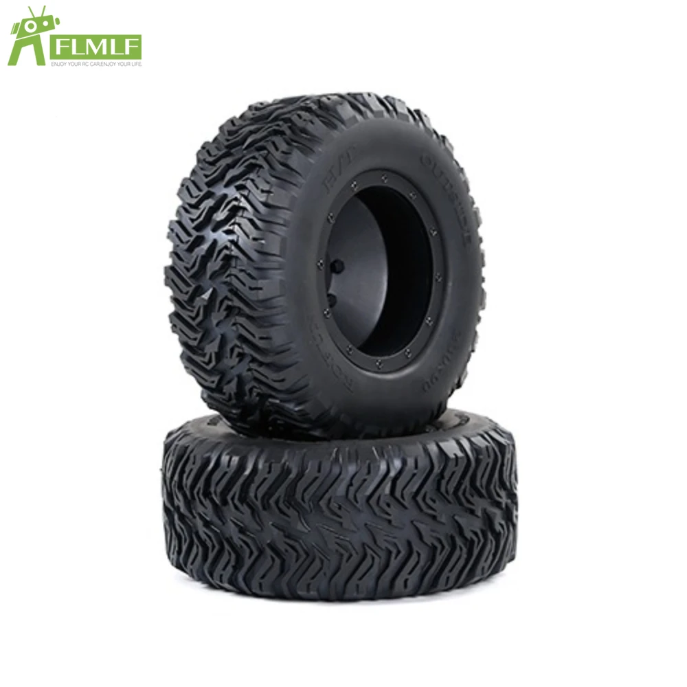 ชุดประกอบยางออฟโรด 2 ชิ้น ขนาด 230X90 สำหรับรถ Losi 5ive-t KM X2 ROFUN ROVAN LT WLT V5 X-LT BAJA 5S DTT QL อะไหล่รถบรรทุก 1/5