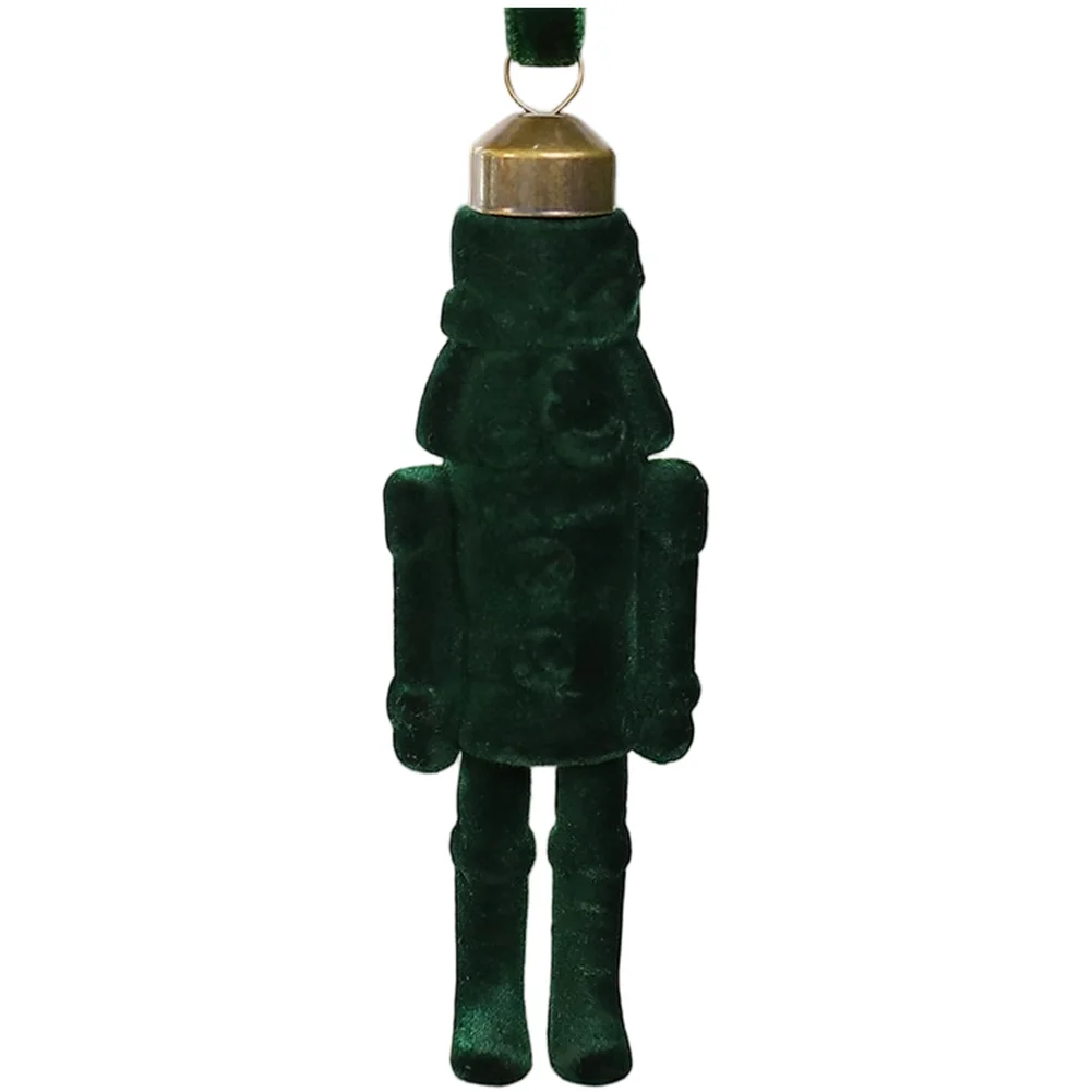 Handmade Christmas Ornament DIY Flocked Figure 10*4*2cm Christmas Decoration Handmade Artistry Seasonal Atmosphere