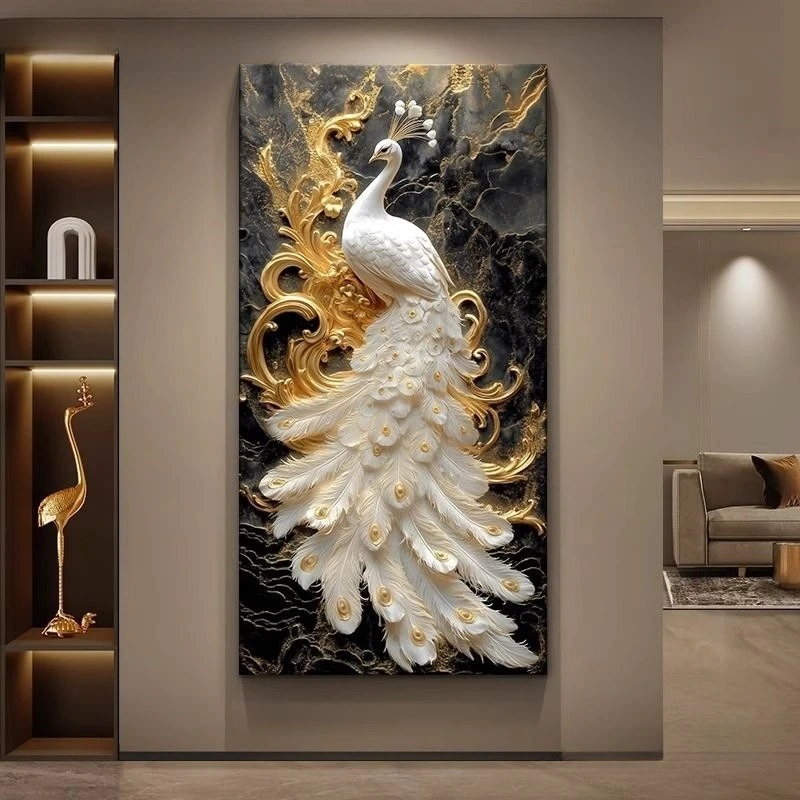 

Modern entrance decoration painting, aisle corridor hanging paintings, high-end living room entrance murals