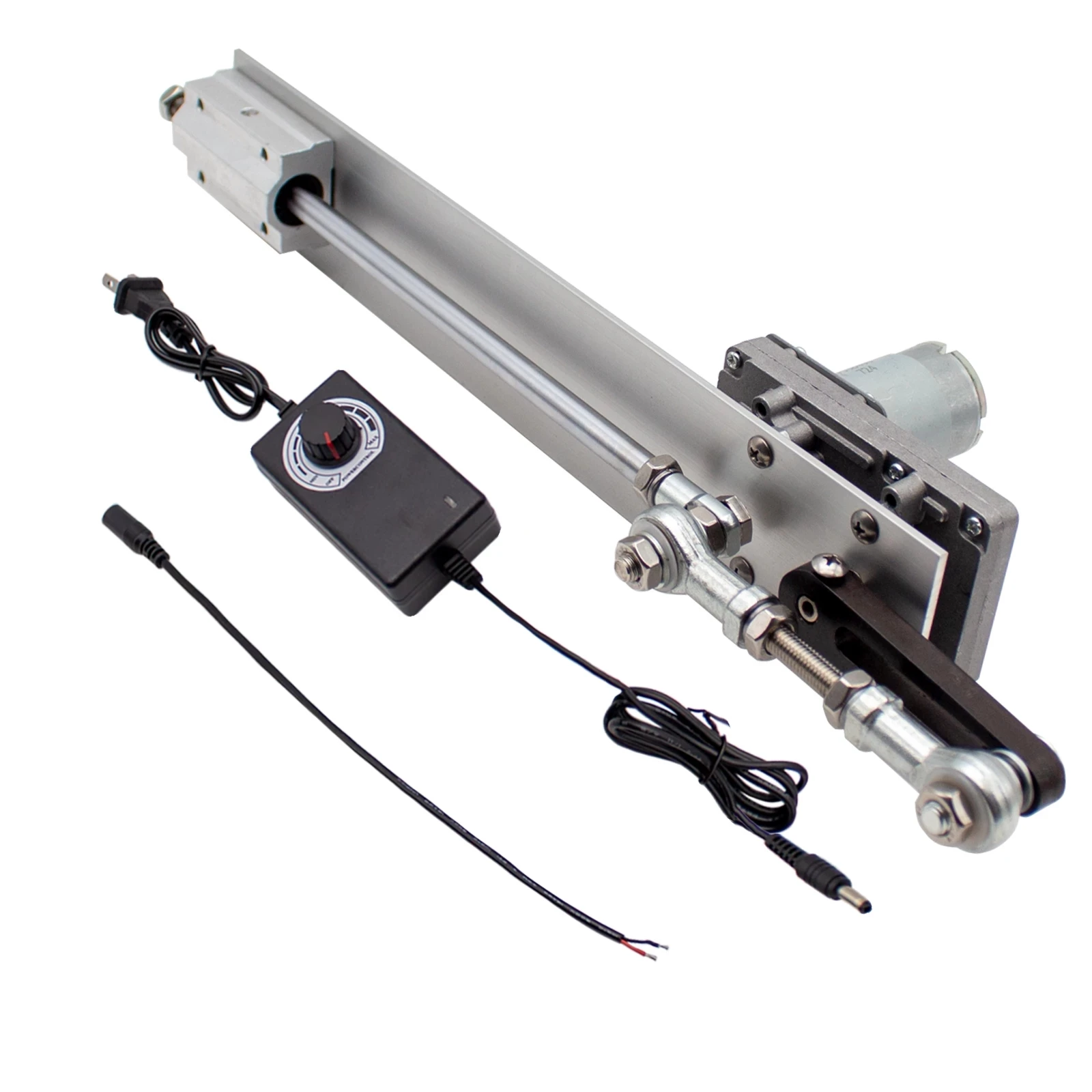 

Telescopic Linear Actuator Kit with Speed Control and End Connector Reduction Motor 555 DC 12V 24V Reciprocating Linearly Motion