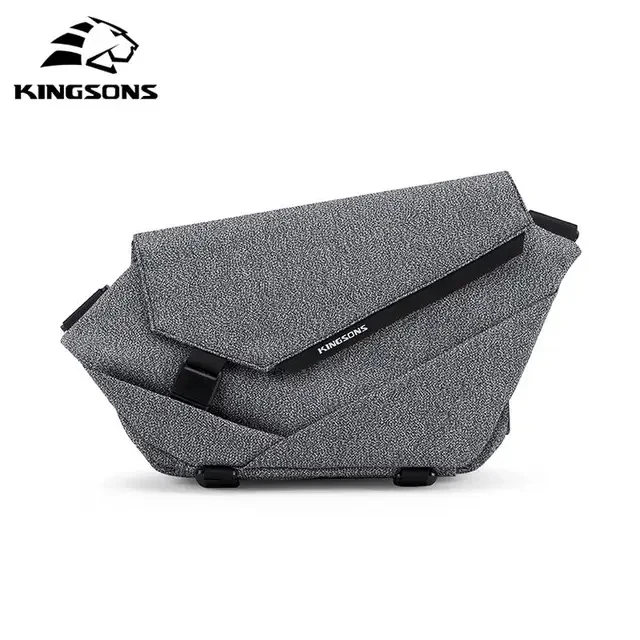 Kingsons Waterproof Messenger Bag Tide Brand Tooling Sports Messenger Bag Multi-functional Men bag Shoulder Bag Chest Bag Women