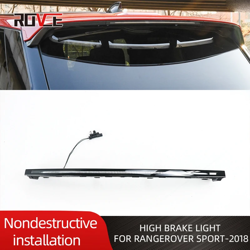 ROVCE High Mounted 3rd Third Brake Stop LED Light For Range Rover Sport 2018-2022 Rear Tail Lamp Car Lights Accessories LR085686