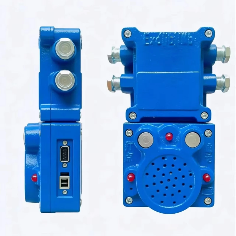 

Noiseless wireless portable long-distance transmission mining communication signal device for coal mine dialogue