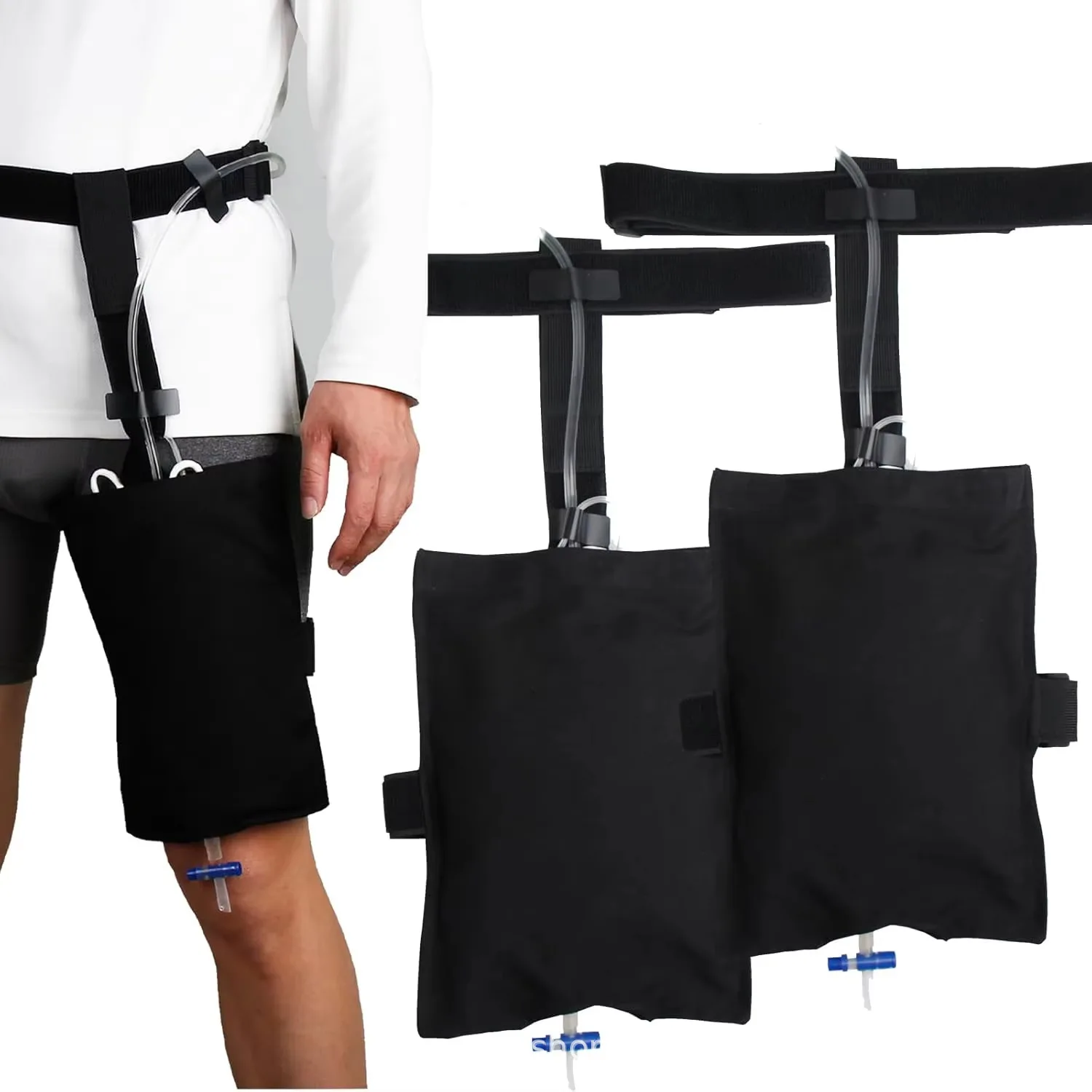 Urinary Leg Bag Holder Drainage Bag Stoma Collection Pouch Fixation Urine Storage Receptacle Catheter Holder Incontinence Supply