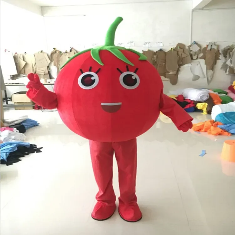 

Adult size Cosplay vegetables Pepper Mushroom Eggplant Tomato Mascot Costume carnival Advertising Party stage perform show props