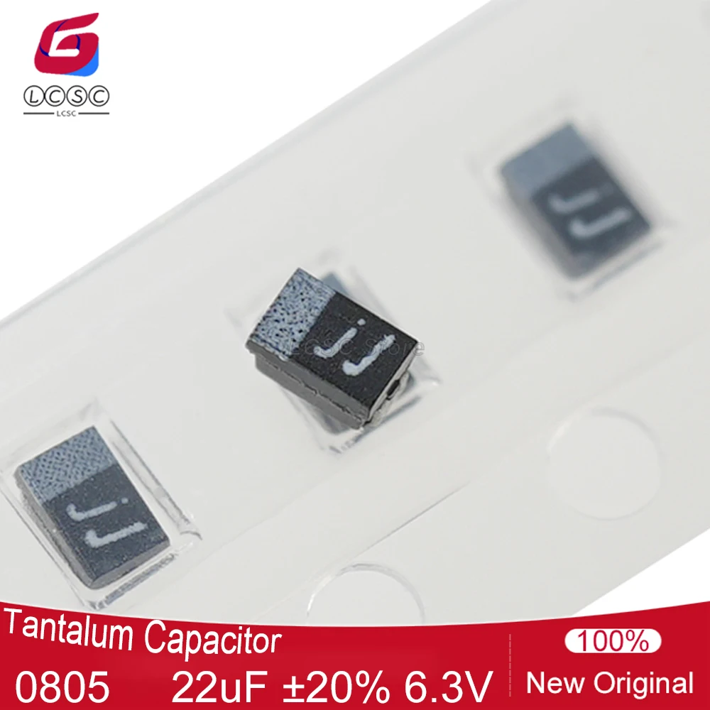 

100 шт./лот, 22 мкФ ± 20% 6,3 В 0805, танталовые конденсаторы jJ, твердый танталовый черный конденсатор SMD CASE-0805 TMCP0J226MTRF, интернет-магазин