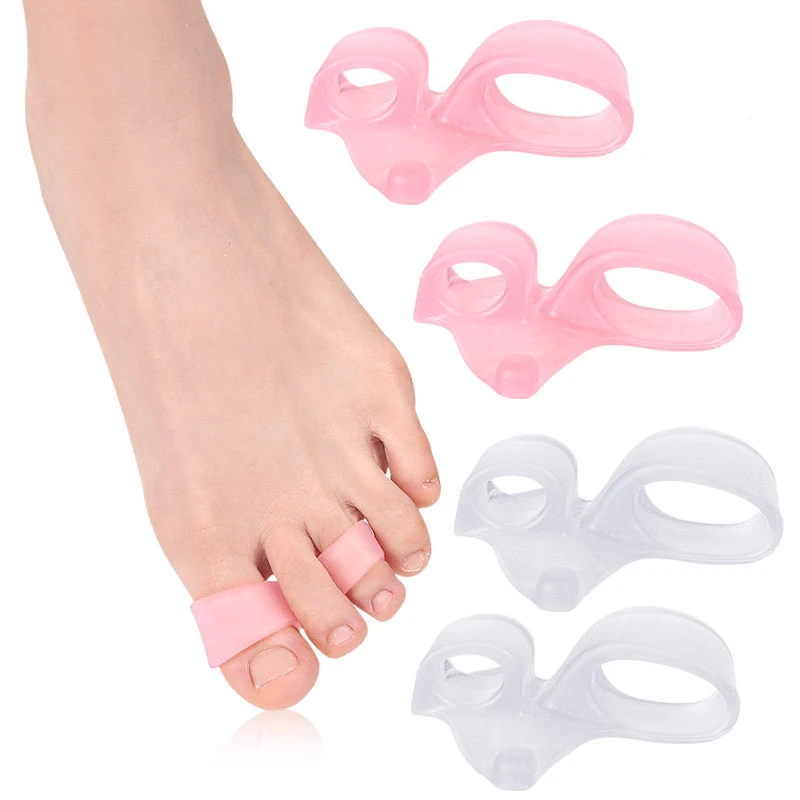 14pieces=7pairs Bunion Corrector Gel Overlapping Hammer Toe Splitter Hallux Valgus Protector Silicone Foot Care Pain Relief