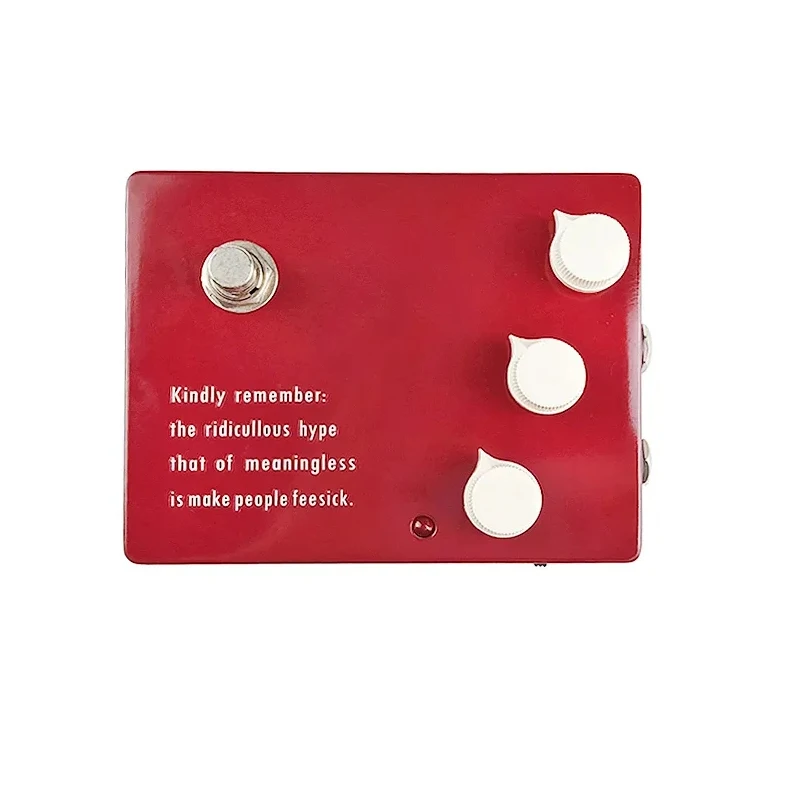 LY-ROCK Red Horse Overdrive Rock Stompbox, Original Clone Version