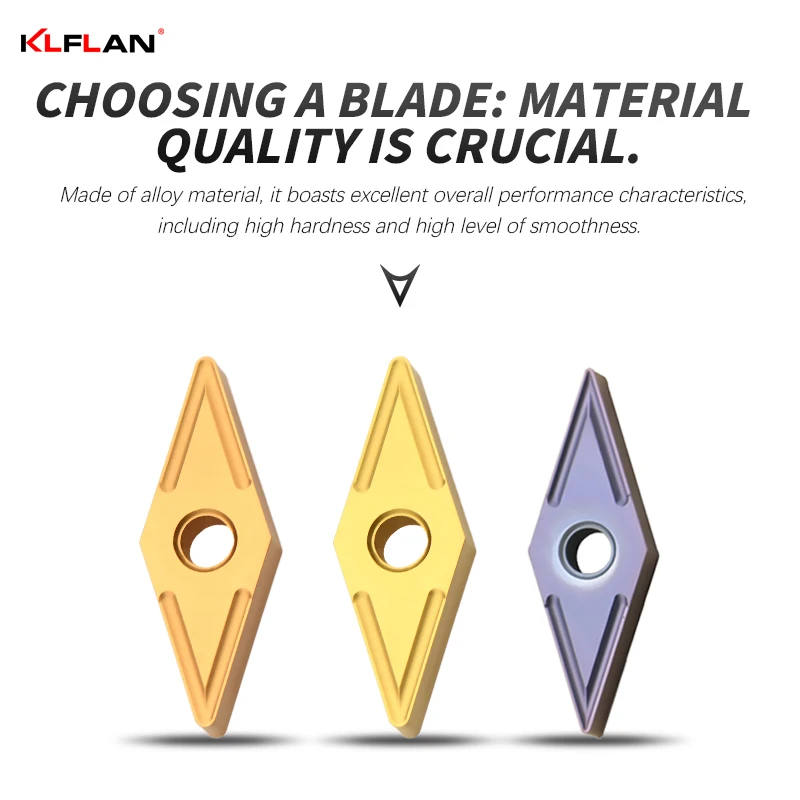 مخرطة تحول خارجية إدراج لتصنيع الفولاذ المقاوم للصدأ والصلب VNMG160404-MA VNMG160408-MA VNMG160404-MS VNMG160408-MS #3