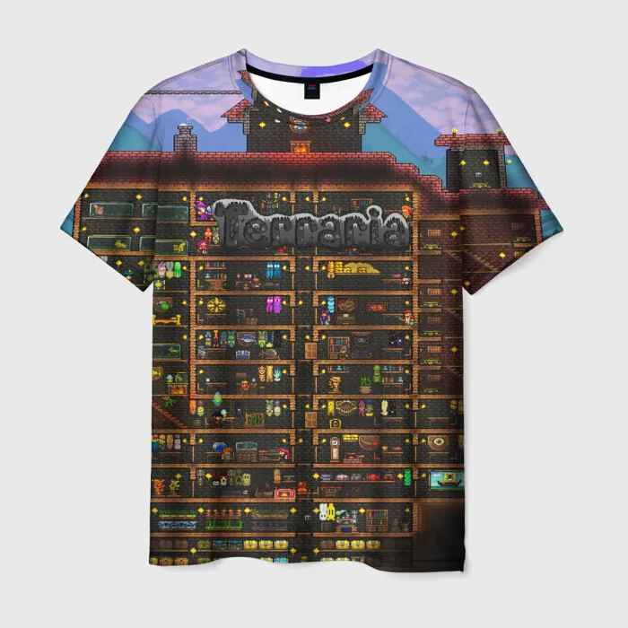 Popular Classic Games Terraria T-shirt Male 3D Printed Men Women Short Sleeve T shirts Summer Fashion Fun Kid Tees Tops Clothing