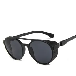 2025 Hot Sale Punk Retro Sunglasses Men Brand Designer Sunglasses Men Designer Glasses for Men Punk Lunette Soleil Homme UV400