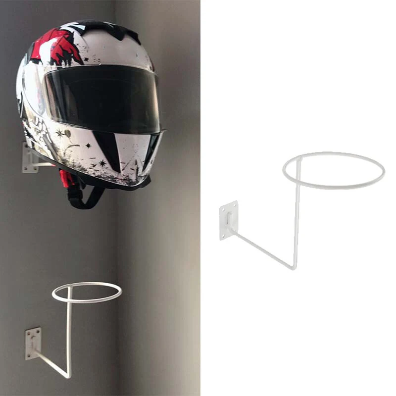 

A58X-Motorcycle Helmet Holder Hanger Rack Wall Mounted Hook For Coats Hats Caps Helmet Rack Scooter Accessories