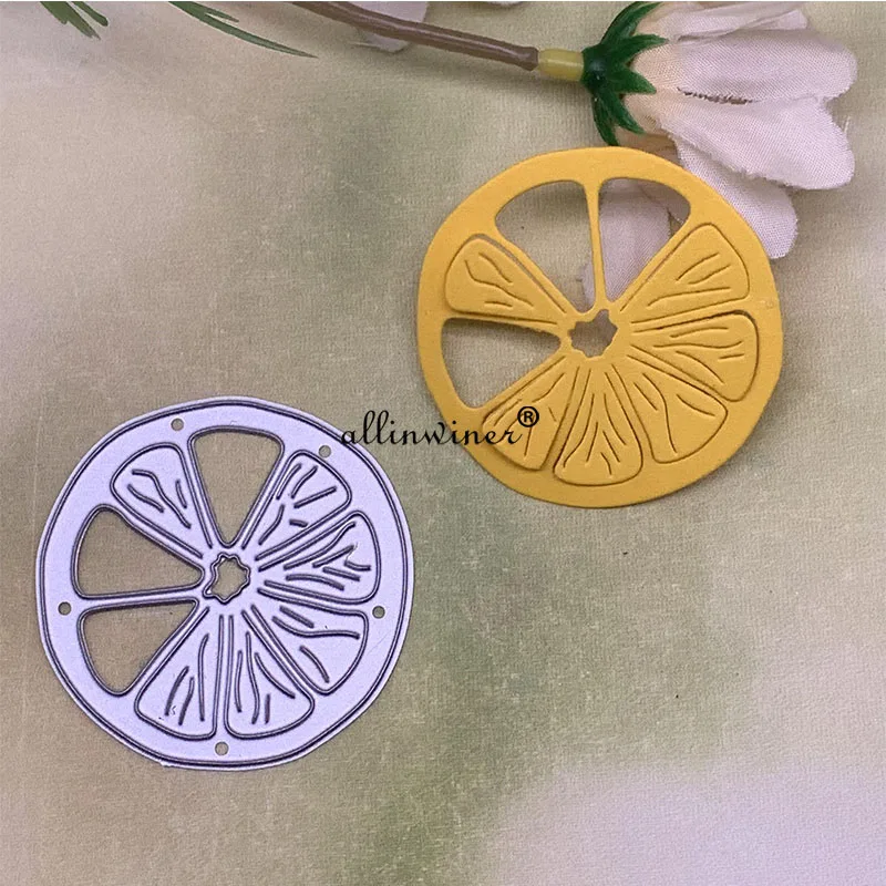 Owoce cytryny dekoracje metalowe wykrojniki szablony Die Cut dla DIY Scrapbooking papierowa karta albumu tłoczenie