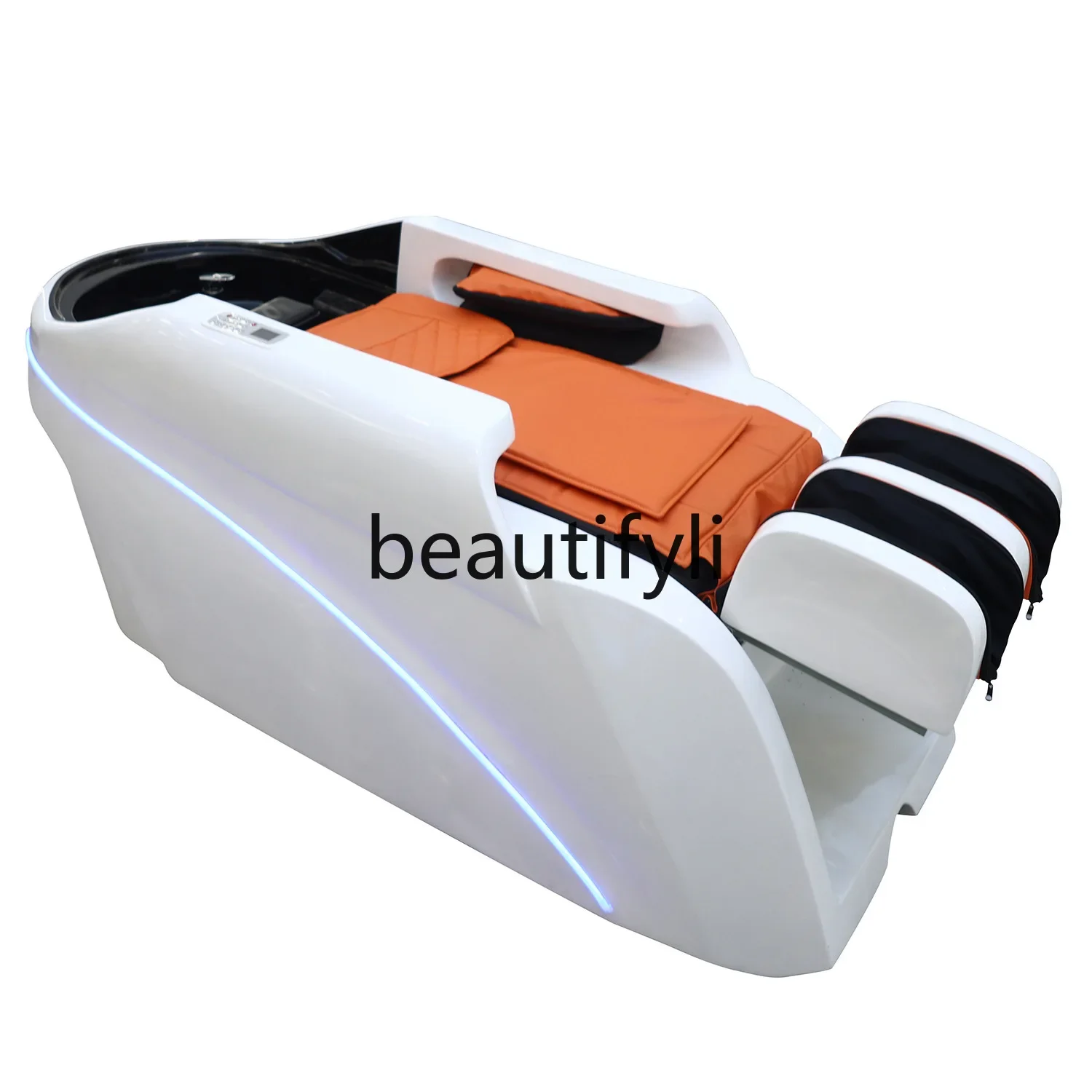 

Automatic intelligent electric fiberglass Thai massage shampoo bed for hair salons and hair salons