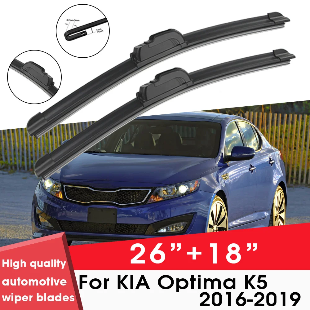 

BEMOST Car Wiper Blades Front Window Windshield Rubber Refill Wiper For KIA Optima K5 2016-2019 26"+18" Car Accessories