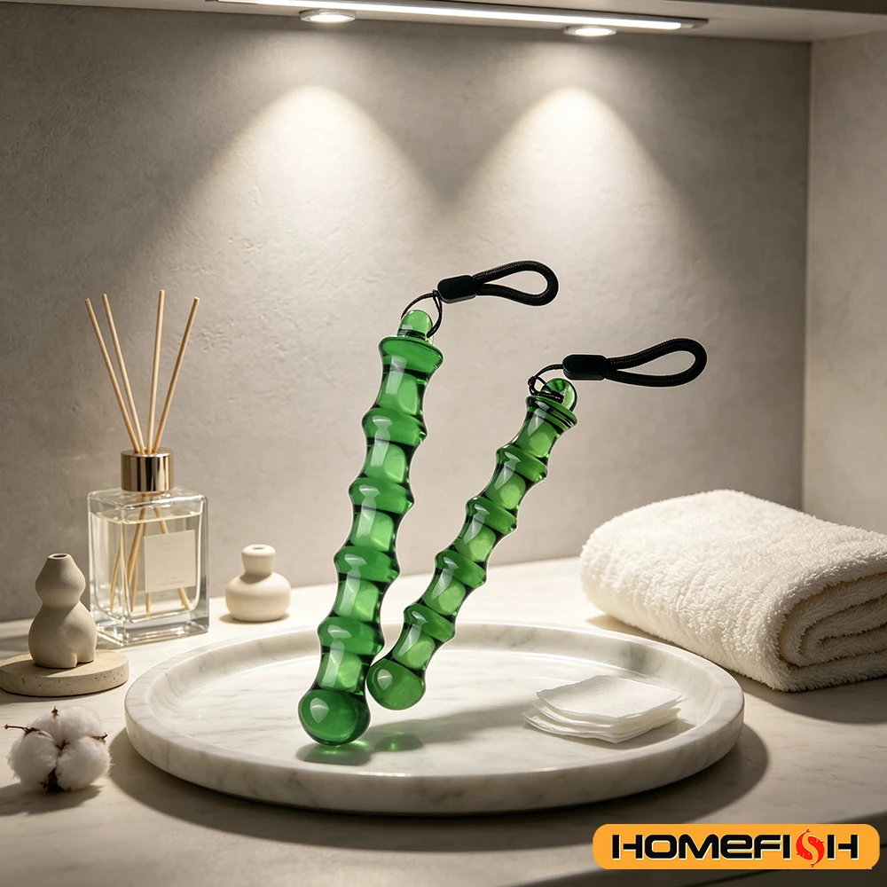 16cm Massage Rod Smooth Thornless Point Massage Tool Muscle Relief Suitable For Shoulders Neck Hips Jade Massaging Stick