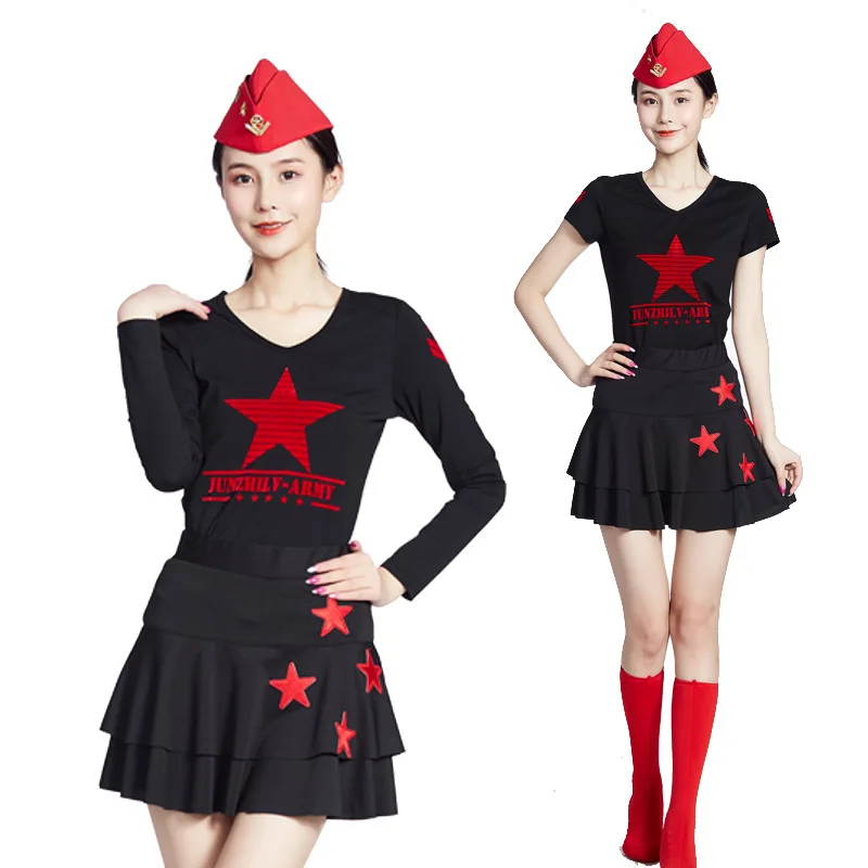 Women Latin Dance Top Long/Short sleeved Balloom Modern Dancewear Top for Stage Performance Outfit Matching Customized