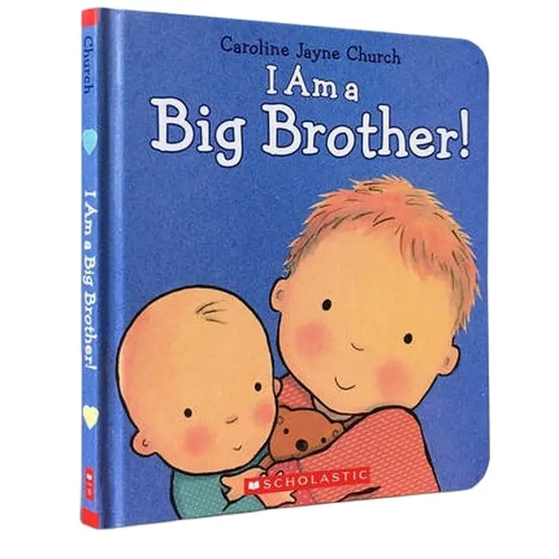 

I Am A Big Brother Picture Book Education Hardcover Book Children's Learning English Montessori Classroom Educational Toys