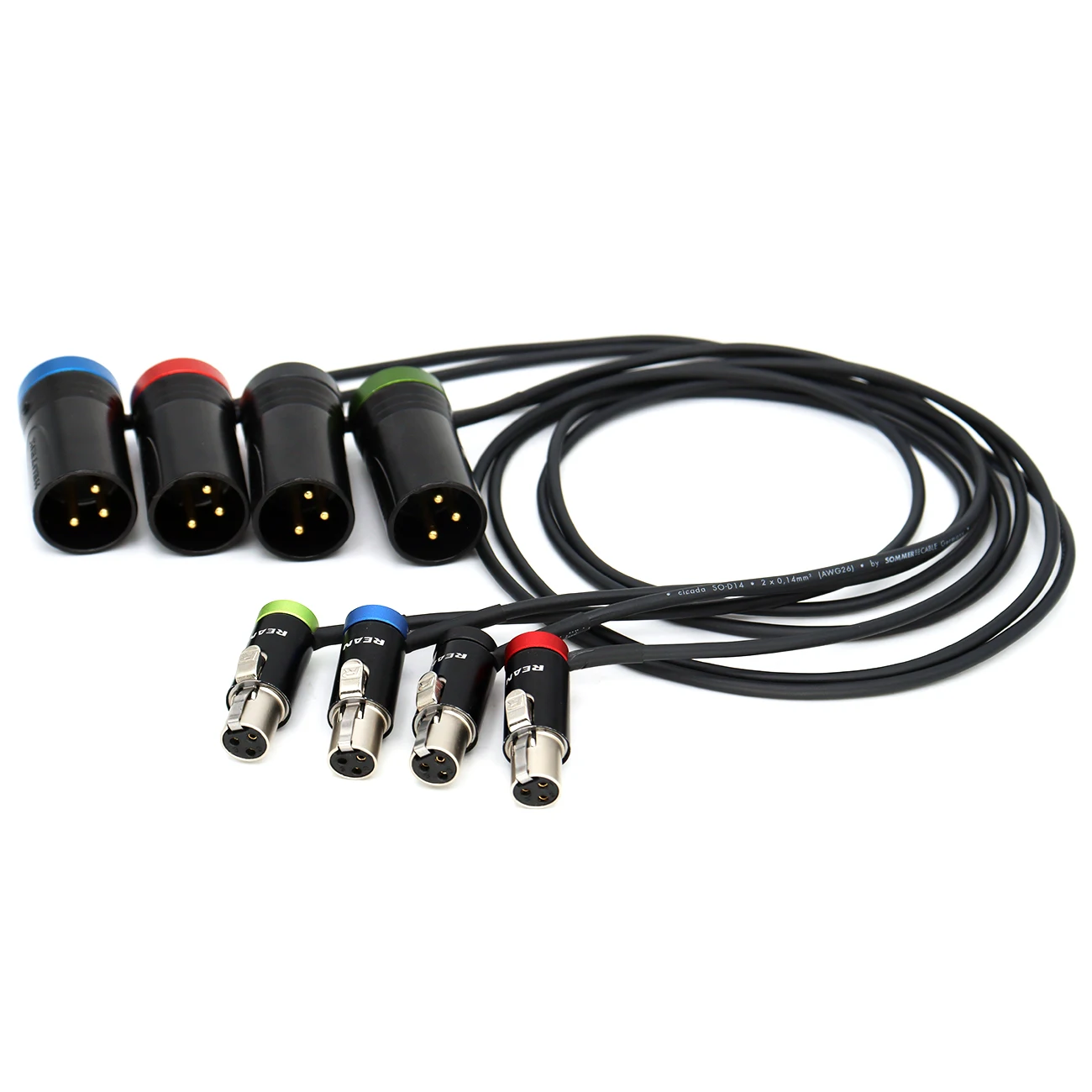 

Low-Profile ta3f 3pin female to XLR 3pin male SCORPIO link Lectrosonics Use SOMMER SOD-14 audio cable