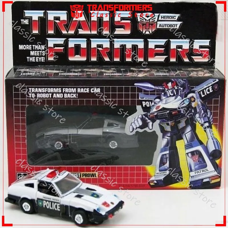 ในสต็อกคลาสสิก Transformers ของเล่น G1 Reissue KO Edition Prowl Cybertron Autobots Action Figures ของขวัญสะสม