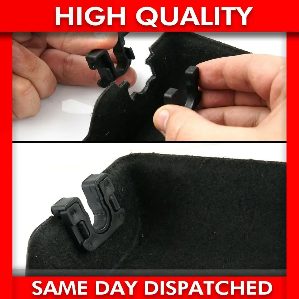 For Ford Fiesta MK7 Trunk Load Cover Parcel Shelf Clips Rear Space Shelf Fastening Bracket Clip 1539663 015532109E view 3