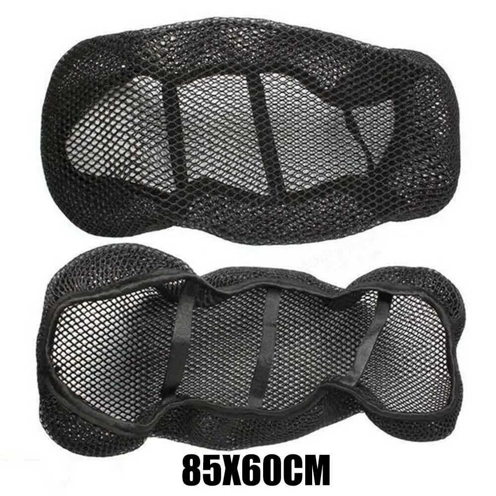 Motorcycle Cushion Seat Cover 3D Mesh Protector Breathable Scooter Seat Covers Cushion Anti-Slip Cover Grid Protection Pad
