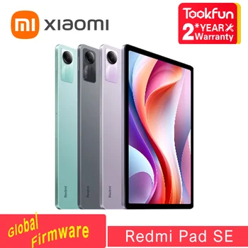 Xiaomi – tablette avec écran Redmi Pad SE 11 pouces, 90Hz, micrologiciel mondial Original, Google Play, batterie 8000mAh, haut-parleurs Quad avec Dolby Atmos