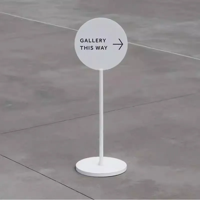Nordic billboard display board outdoor signboard poster stand creative door head wall sign indication vertical sign
