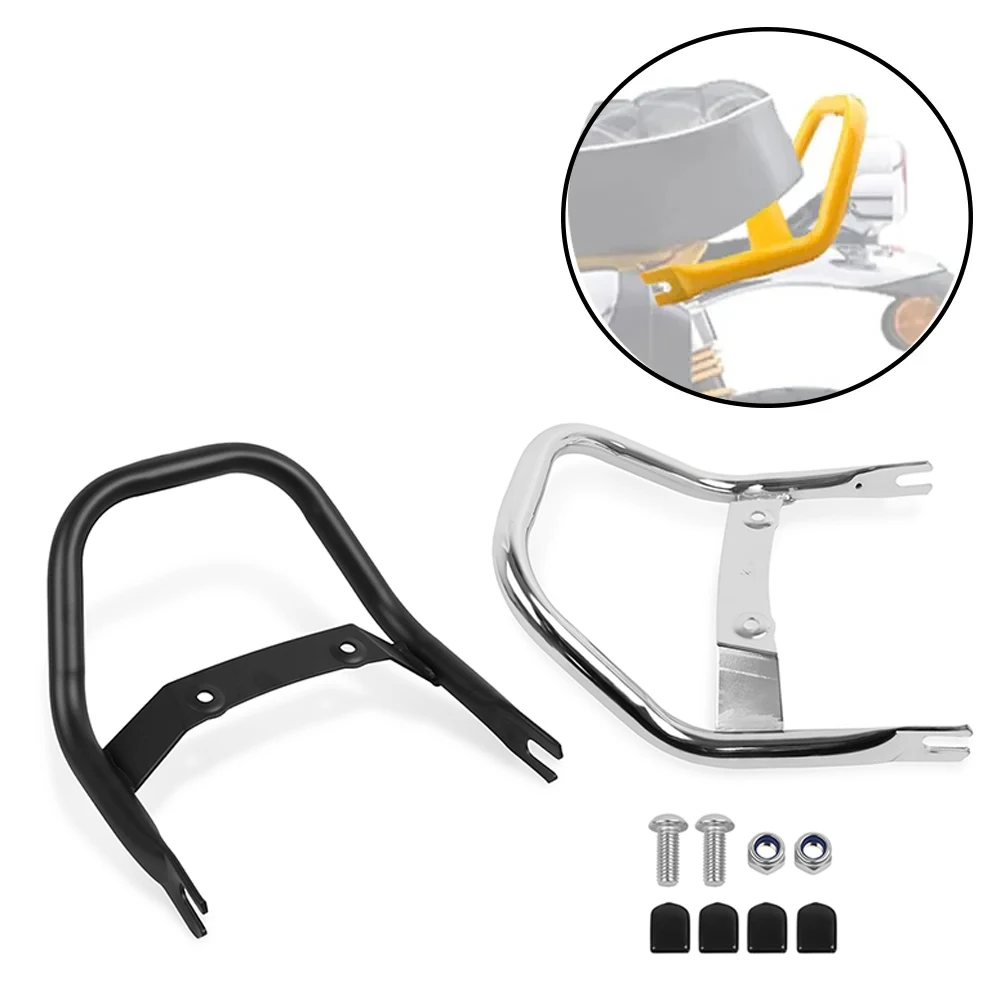 For Honda Monkey 125 Z125 2018-2024 Solo Seat Luggage Rack Support Shelf Passenger Armrest Pillion Seat Grab Hand Rail Handlebar