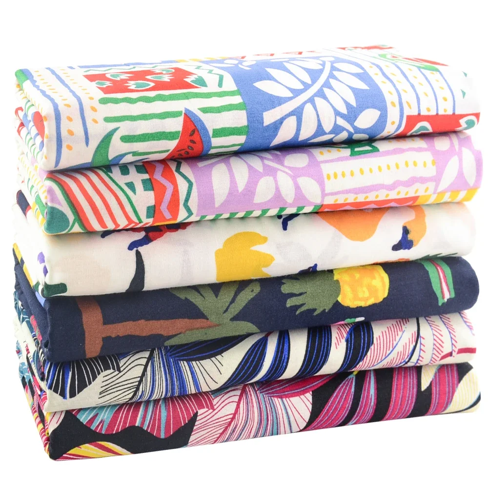 Popeline-Baumwollstoff für Handarbeiten, Patchwork, Paisley-Scroll, Fat Quarter, bedruckt, DIY, Nähen, Handwerk, Quilten, 5–7 Stück – Detail 3