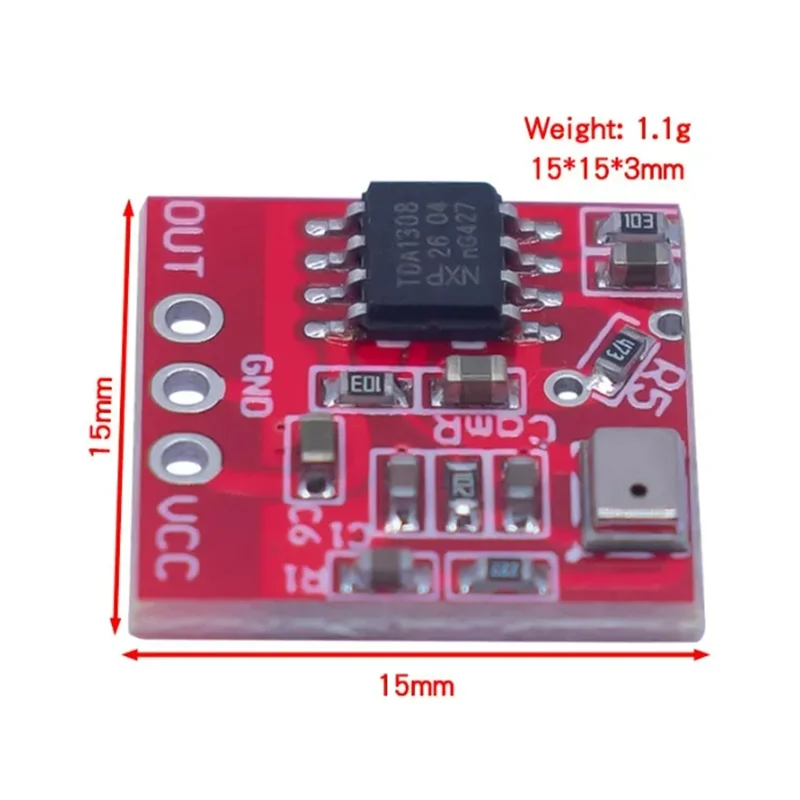 Tda1308 Pickup Versterkerplaat Siliconen Microfoon Digitale Microfoon Versterker Module Hoortoestel Conferentie Microfoon
