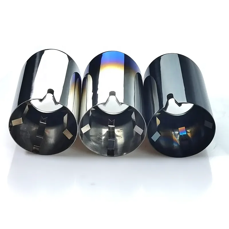 SYPES 4 piece stainless steel exhaust tips Slip-On F87 M2 F80 M3 F82 F83 M4 F10 muffler tip exhaust tip