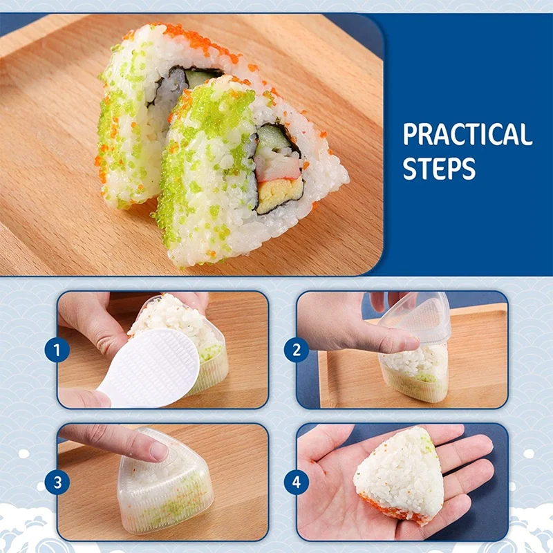 Musubi Press Sushi Maker Molds Onigiri Mold Non Stick Rice Ball Mold Hawaiian Sushi Maker For Home Kitchen Restaurant