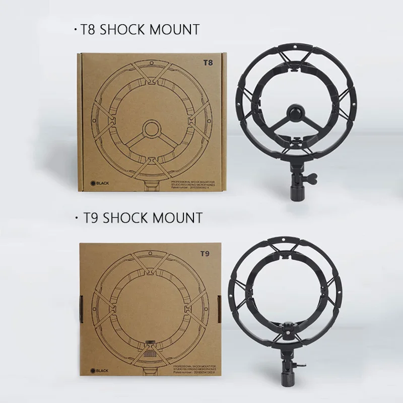 Metal Shock Mount redukuje hałas z wibracji i tarcia dla Blue Yeti i Snowball mikrofon kondensujący T8 T9 SM-BL1