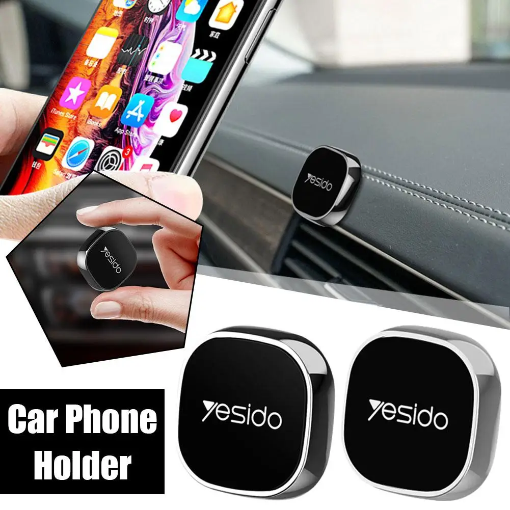 New Mini Car Mobile Phone Magnetic Stand Gift Metal GPS Cross-border Navigation Car Magnetic Wholesale Outlet Stand Air Car F4K1